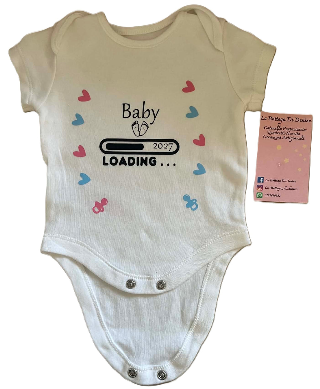 Body Neonato Personalizzato - Annuncio Gravidanza