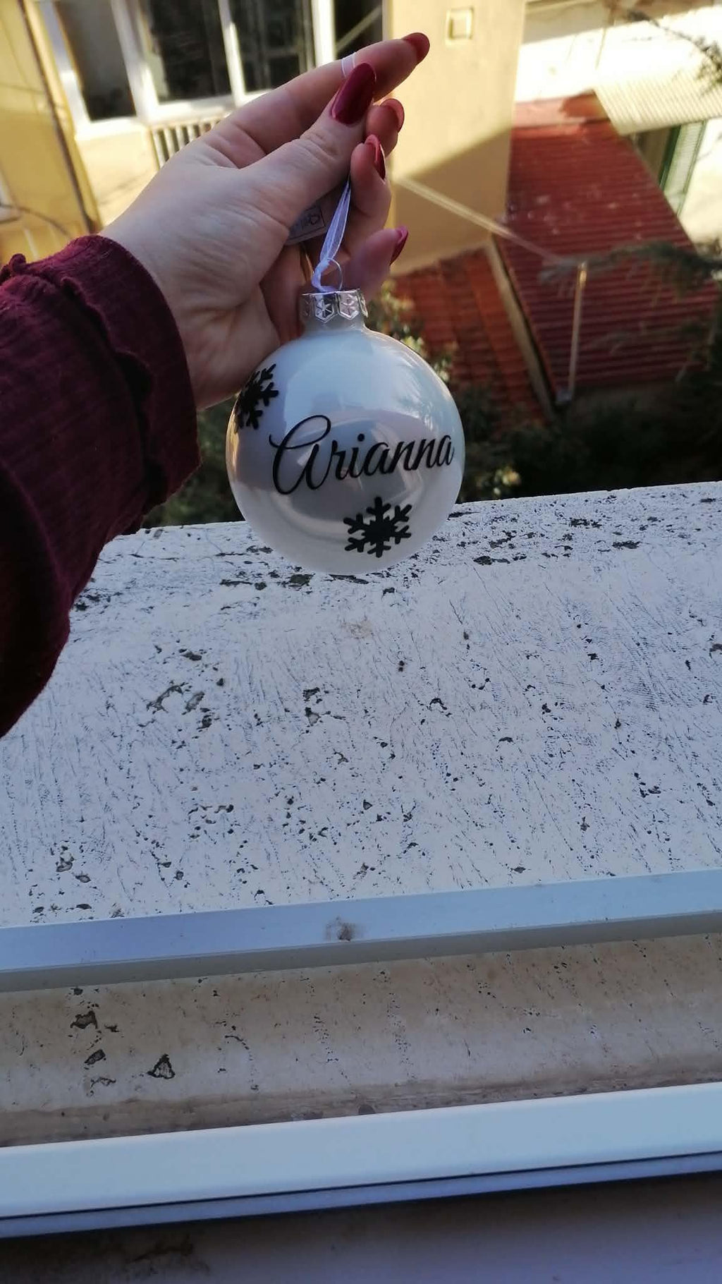 Palline natale in vetro personalizzate eleganti e uniche