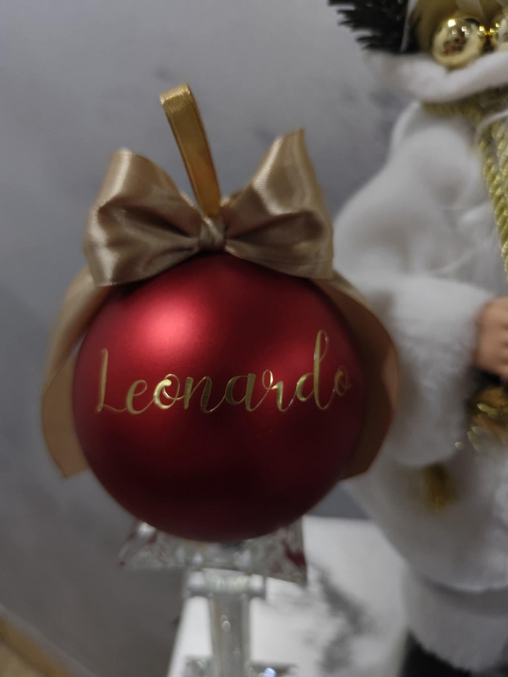 Palline natale in vetro personalizzate eleganti e uniche