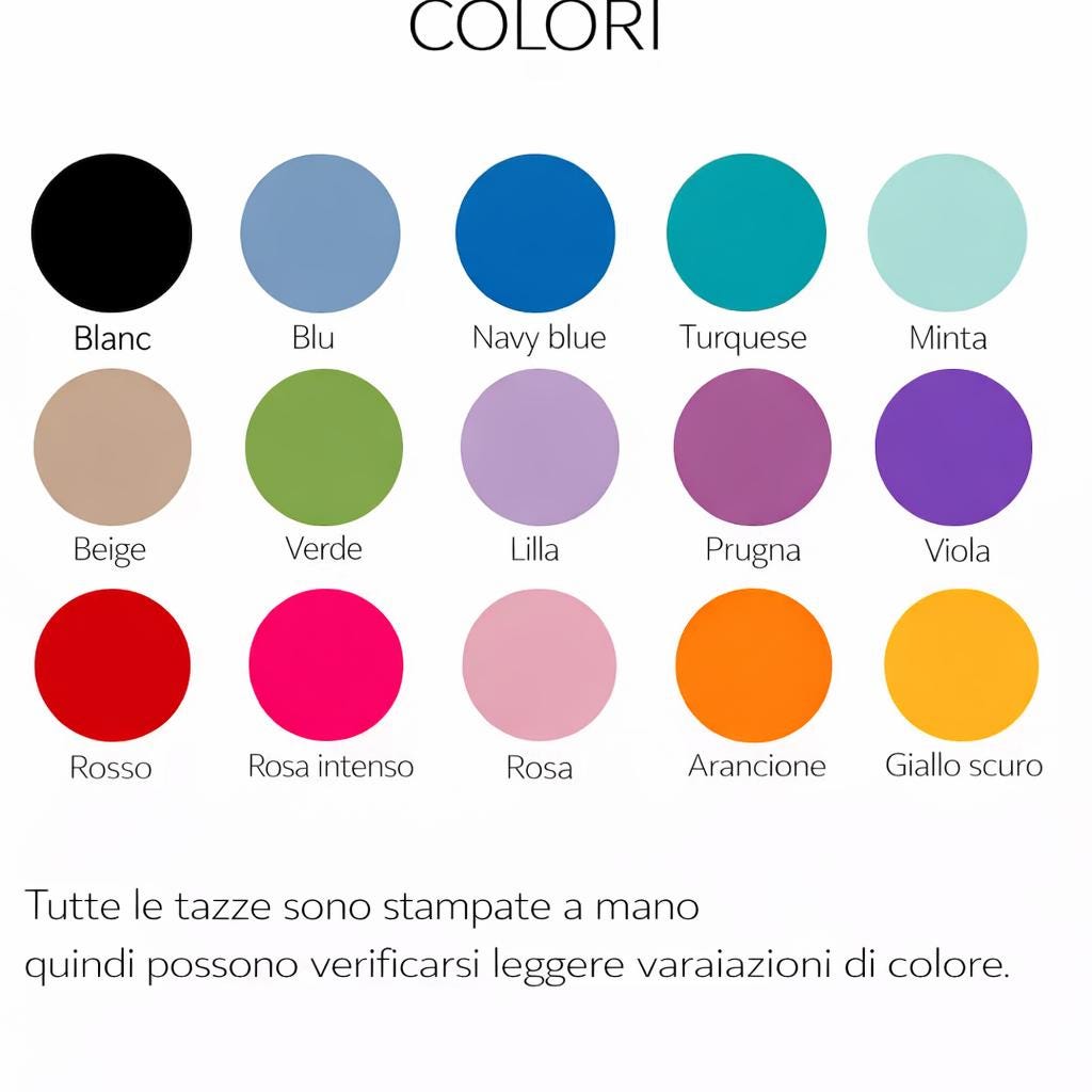 Tazza Personalizzata con Iniziale e Nome