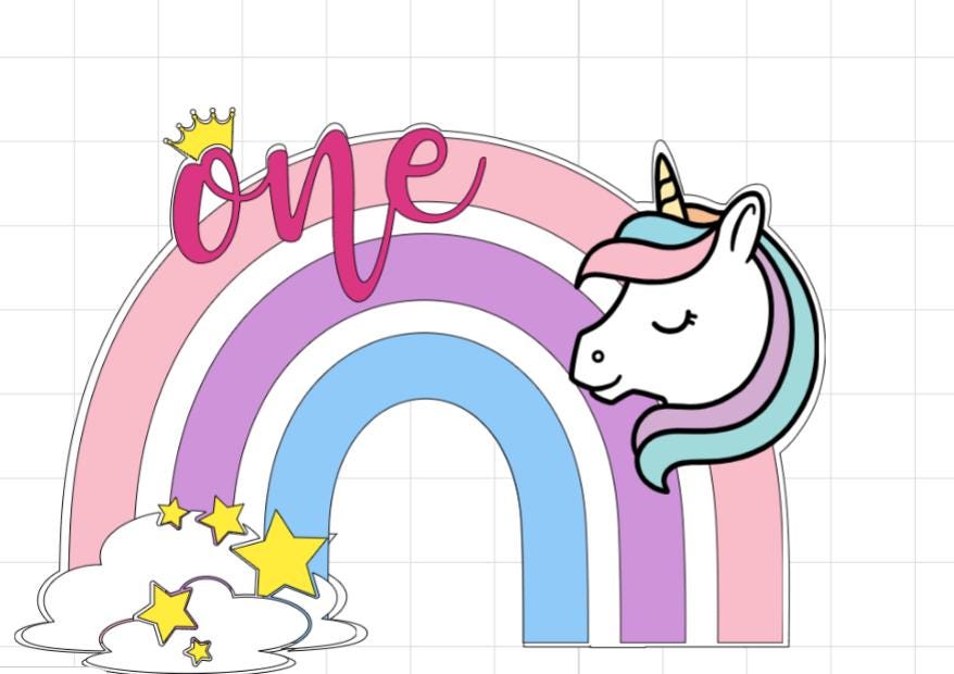 Topper Compleanno Personalizzato – Nome + Numero – Vari Modelli Bambina/Bambino – Unicorn, Dino, Supereroi, Monster Truck