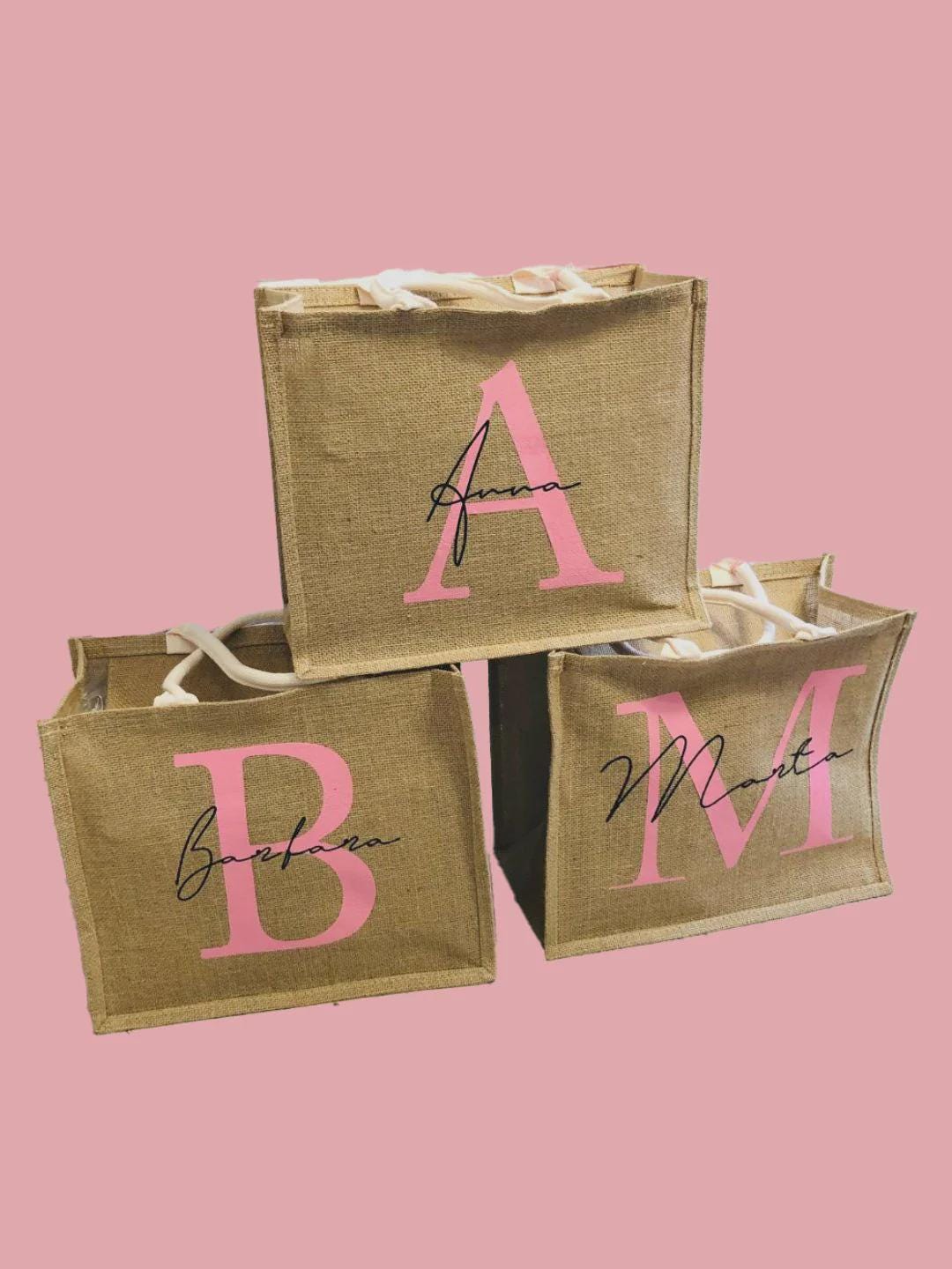 Borsa Mare con nome e iniziale personalizzata